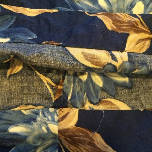 vintage 50s handmade sleeveless midi floral shift dress EUC - Picture 10 of 11